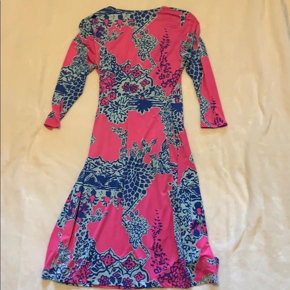 EEUC Pop Pink on the square Yvette dress - Picture 3 of 3